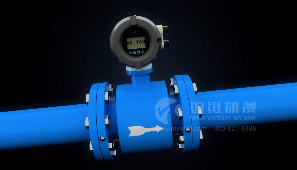 電磁流量計(jì)產(chǎn)品演示三維動(dòng)畫(huà)