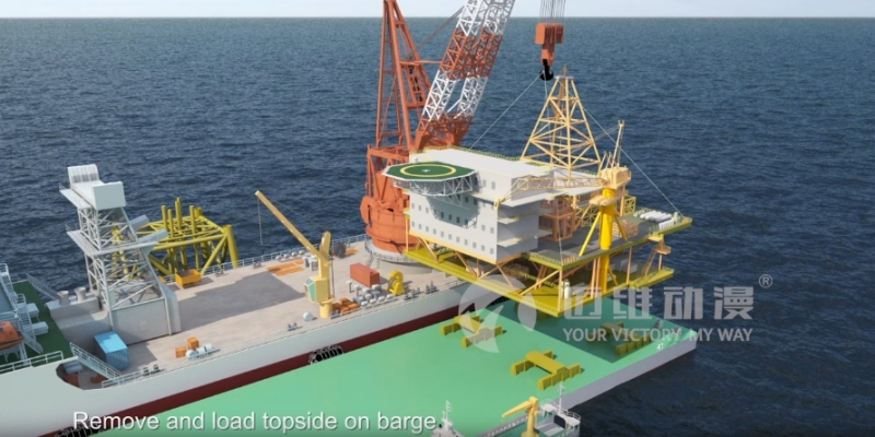 三維動畫在海洋工程施工方面能夠給企業(yè)帶來哪些助力！(圖1)