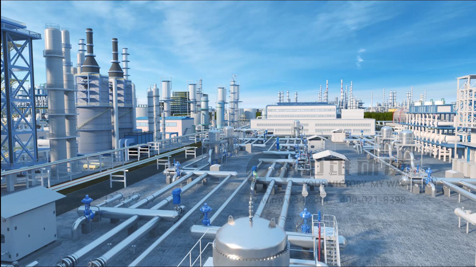 三維動(dòng)畫在化工行業(yè)的應(yīng)用場景及優(yōu)勢體現(xiàn)！(圖2)