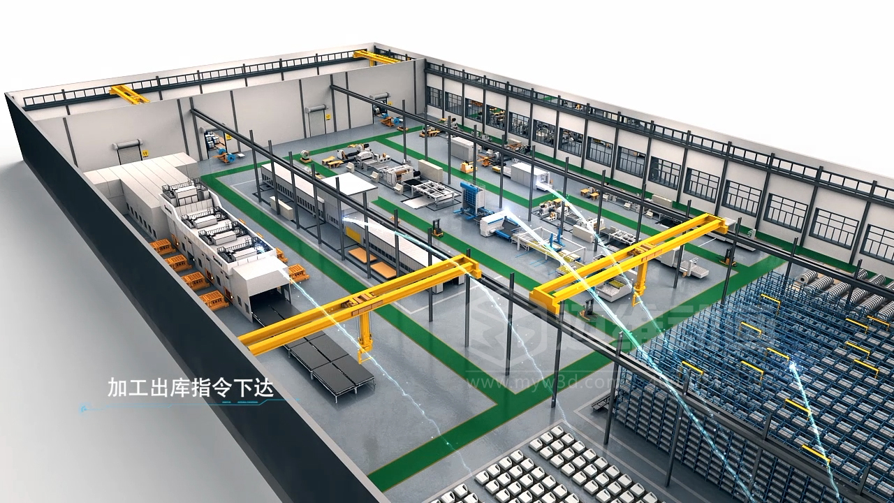 生產(chǎn)線三維動(dòng)畫：新時(shí)代制造業(yè)企業(yè)展示產(chǎn)品生產(chǎn)工藝流程的得力營(yíng)銷展示工具！(圖1)