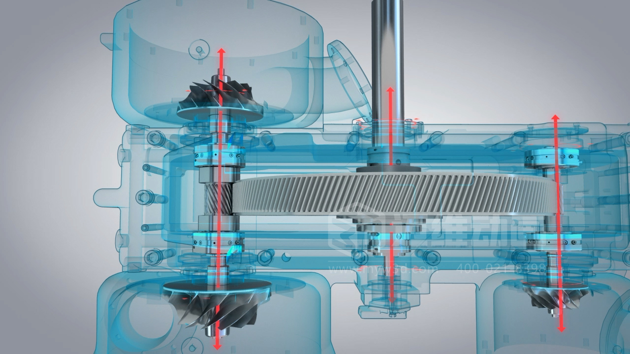 壓縮機(jī)工作原理三維動(dòng)畫：離心式空壓機(jī)營(yíng)銷的 “致勝法寶”！(圖3)