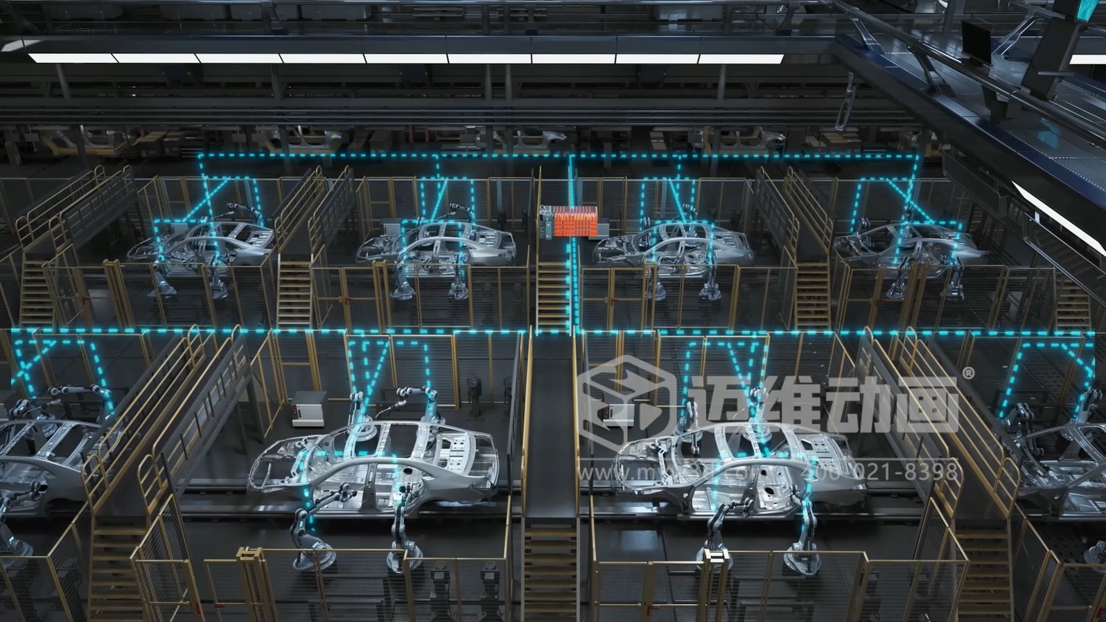 工業(yè)自動(dòng)化 3D 動(dòng)畫如何精準(zhǔn)呈現(xiàn)？邁維動(dòng)畫為可編程邏輯控制器打造爆款產(chǎn)品動(dòng)畫宣傳片(圖4)