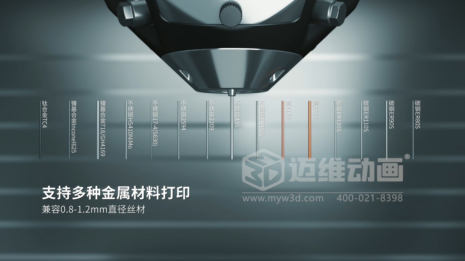 想讓客戶(hù)秒懂你的 3D 打印機(jī)？用三維動(dòng)畫(huà)展示激光送絲設(shè)備生產(chǎn)工藝，接單更輕松(圖6)