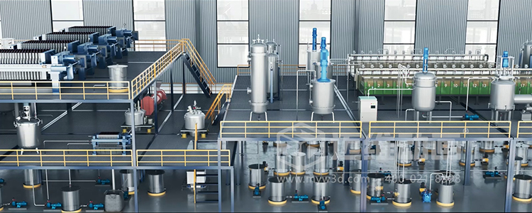 稀缺金屬循環(huán)再生過(guò)程優(yōu)化平臺(tái)三維動(dòng)畫(huà)(圖2)