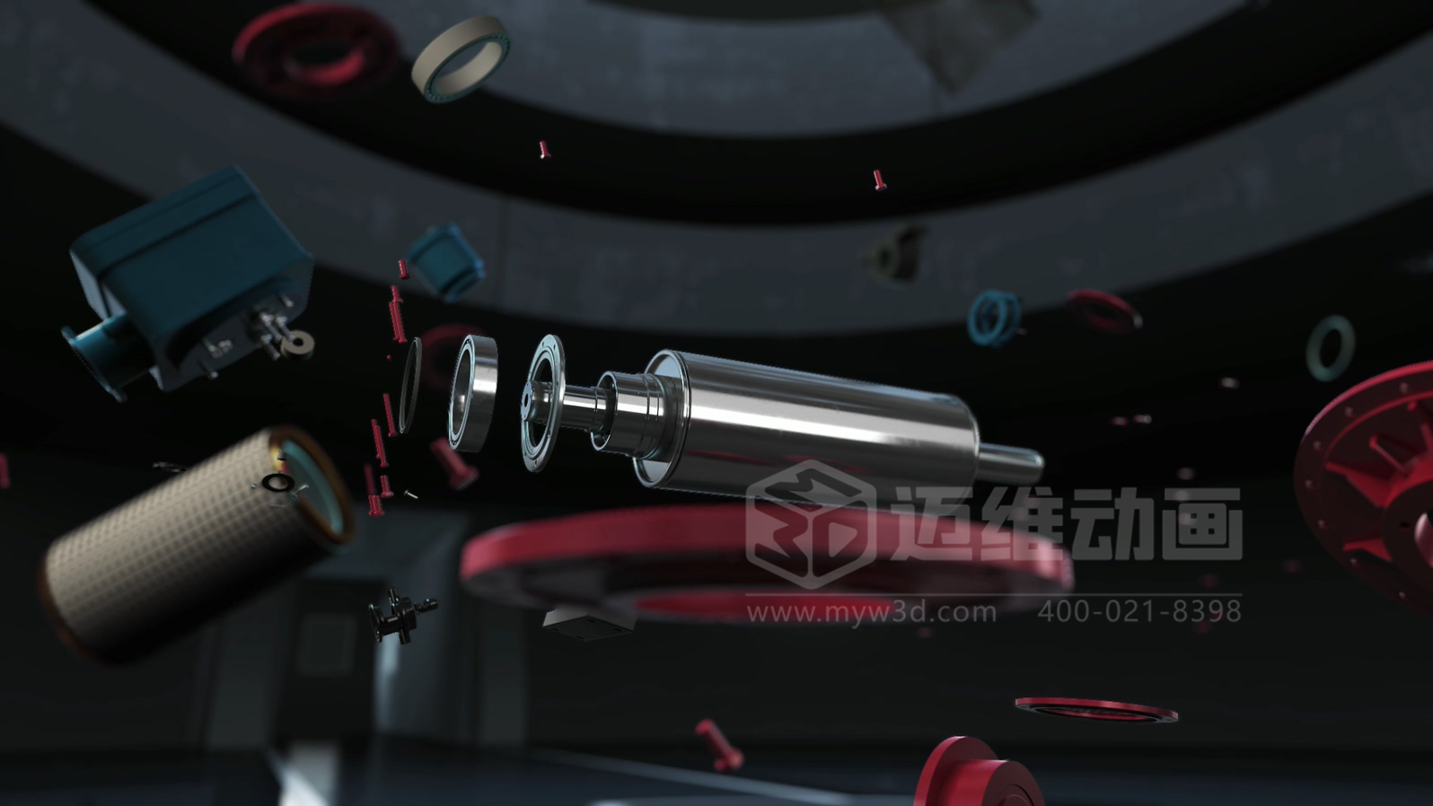 電機(jī)企業(yè)選型必看！三維動(dòng)畫還原永磁直驅(qū)電機(jī)全場(chǎng)景表現(xiàn)：從結(jié)構(gòu)、效能到場(chǎng)景應(yīng)用，可視化看懂 “無齒輪驅(qū)動(dòng)” 黑科技(圖1)