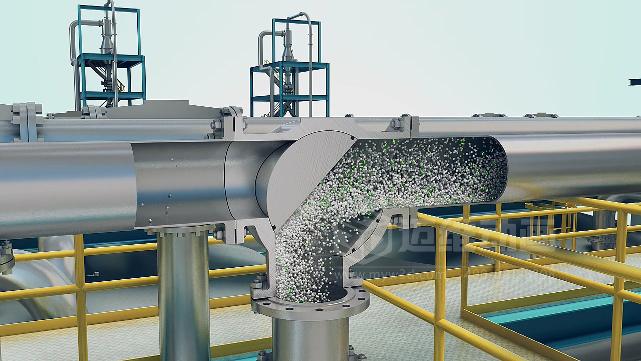 粉粒體物料處理系統(tǒng)三維動畫(圖5)