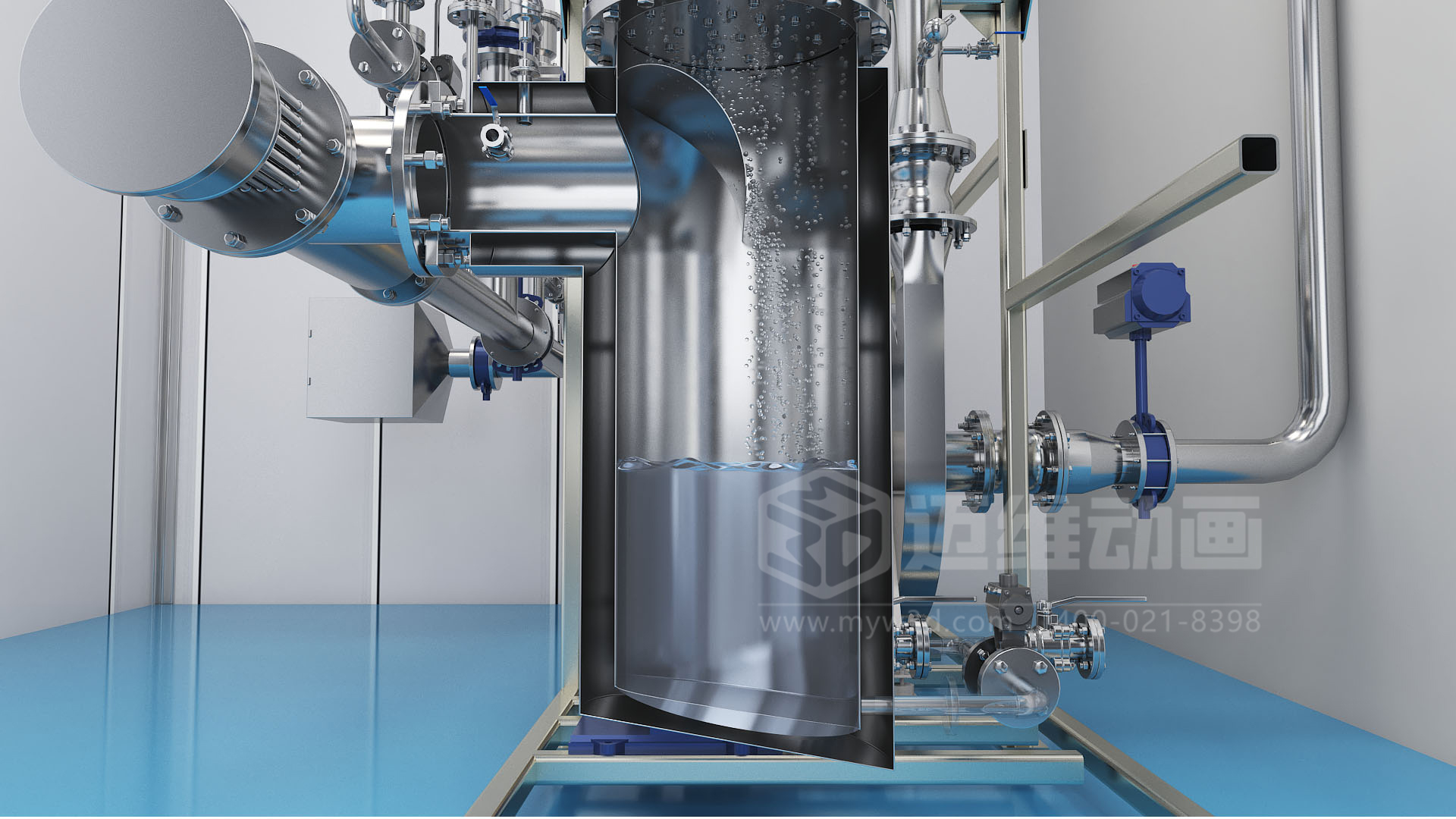 制藥機(jī)械企業(yè)推廣新思路：用三維動(dòng)畫講清生產(chǎn)工藝，工業(yè)自動(dòng)化生產(chǎn)線自帶傳播力(圖7)