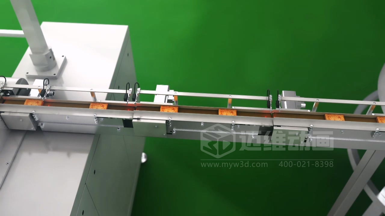 豆干包裝自動(dòng)化生產(chǎn)線三維動(dòng)畫(huà)展示(圖4) 豆干包裝自動(dòng)化生產(chǎn)線三維動(dòng)畫(huà)展示(圖4)