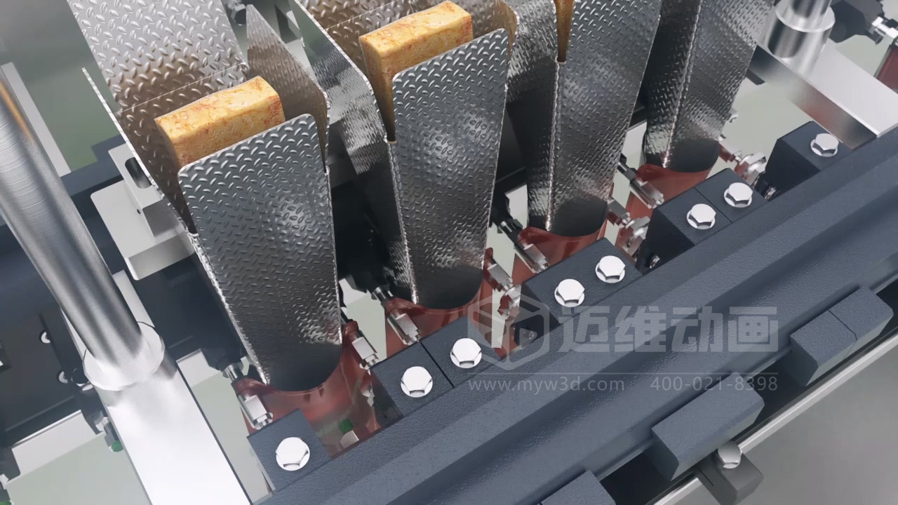 豆干包裝自動(dòng)化生產(chǎn)線三維動(dòng)畫(huà)展示(圖8) 豆干包裝自動(dòng)化生產(chǎn)線三維動(dòng)畫(huà)展示(圖8)