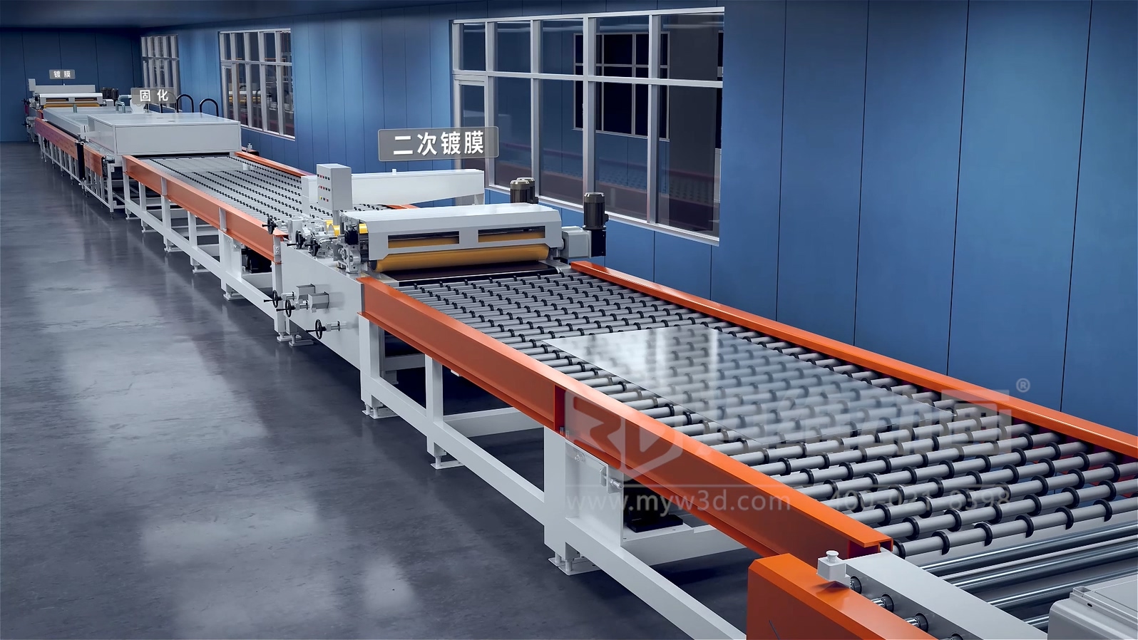 光伏玻璃生產(chǎn)線動(dòng)畫(huà)：把1600℃的核心工藝，“燒”給客戶看(圖9)